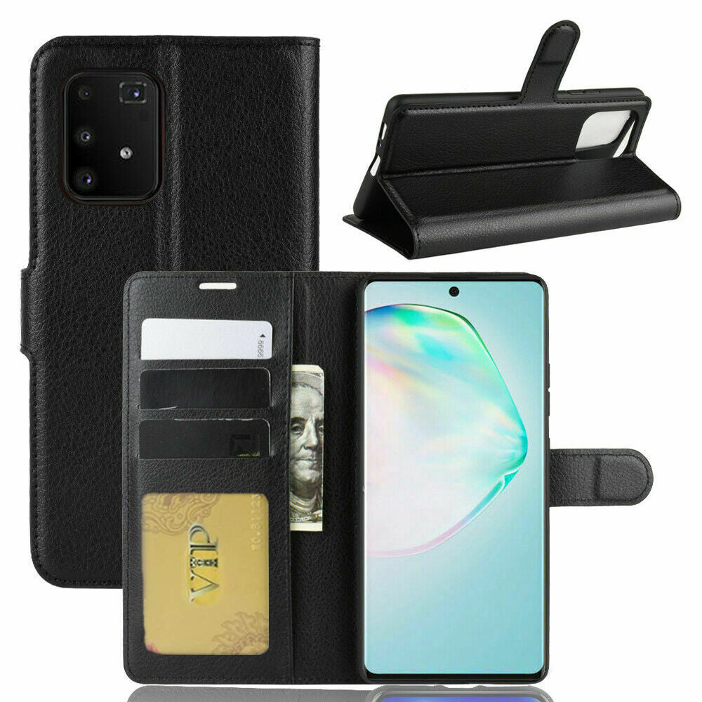 Étui portefeuille folio en cuir pour Samsung Galaxy A71 Étui portefeuille folio en cuir pour Samsung Galaxy A71